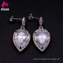 Cubic Zirconia Single Stone Woman Daily Wear Earring Designs